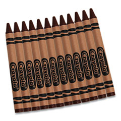 Bulk Crayons, Brown, 12/Box