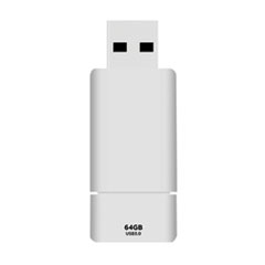 USB 3.0 Flash Drive, 64 GB, Assorted Color