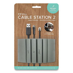 Cable Station 2, 4.75" x 2.75" Gray