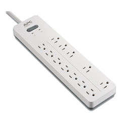 Home Office SurgeArrest Power Surge Protector, 12 AC Outlets, 6 ft Cord, 2160 J, White