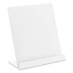 Tablet Stand or iPads and Tablets, 9.5 x 4.75 x 8.65, Aluminum, White