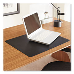 Natural Origins Desk Pad, Matte Finish, 36 x 20, Black