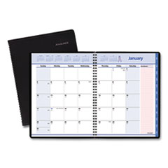 QuickNotes Special Edition Monthly Planner, 11 x 8.25, Black/Pink, 2022