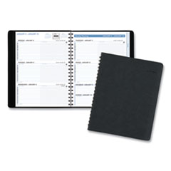The Action Planner Weekly Appointment Book, 11 x 8, Black, 2022