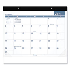 Easy-to-Read Monthly Desk Pad, 22 x 17, Easy-to-Read, 2022