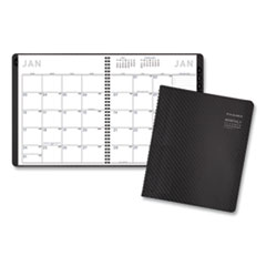 Contemporary Monthly Planner, Premium Paper, 11 x 9, Graphite Cover, 2022