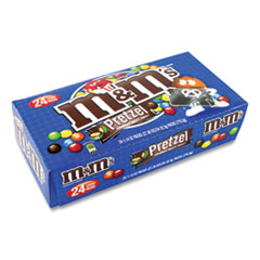 Pretzel M and M's, 1.14 oz Pack, 24 Packs/Box, Ships in 1-3 Business Days