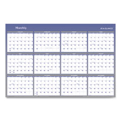 Vertical/Horizontal Erasable Wall Planner, 32 x 48, 2022