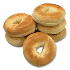 Fresh Plain Bagels, 6/Carton, Ships in 1-3 Business Days