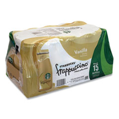 Frappuccino Coffee, 9.5 oz Bottle, Vanilla, 15/Carton, Ships in 1-3 Business Days