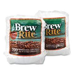 Basket Coffee Filters, 8 to 12 Cup Size, 700/Bag, 2 Bags/Pack, Delivered in 1-4 Business Days