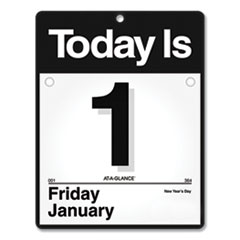 Today Is Wall Calendar, 9.5 x 12, White, 2022