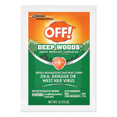 Deep Woods Towelette, 0.28 Box, Unscented, 12/Box