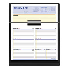 Flip-A-Week Desk Calendar Refill with QuickNotes, 7 x 6, White, 2022
