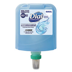 Antibacterial Foaming Hand Wash Refill for Dial 1700 Dispenser, Spring Water, 1.7 L, 3/Carton