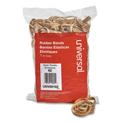 Rubber Bands, Size 62, 0.04" Gauge, Beige, 1 lb Box, 490/Pack