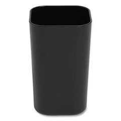 Plastic Pencil Cup, 2.61 x 2.61 x 4.3, Black