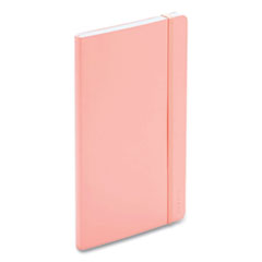 Medium Softcover Notebook, 1 Subject, Narrow Rule, Blush Cover, 8.25 x 5, 192 Sheets