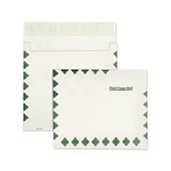 Open Side Expansion Mailers, DuPont Tyvek, #13 1/2, Square Flap, Redi-Strip Closure, 10 x 13, White, 100/Carton
