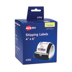 Multipurpose Thermal Labels, 4 x 6, White, 220/Roll