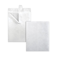 Bubble Mailer, DuPont Tyvek, #13 1/2, Square Flap, Redi-Strip Closure, 10 x 13, White, 25/Box