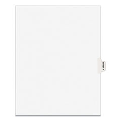 Avery-Style Preprinted Legal Side Tab Divider, Exhibit P, Letter, White, 25/Pack, (1386)