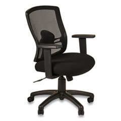 Alera Etros Series Mesh Mid-Back Petite Swivel/Tilt Chair, Supports Up to 275 lb, 17.71