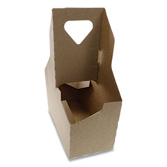 Cup Carrier, Up to 44 oz, Two to Four Cups, 250/Carton