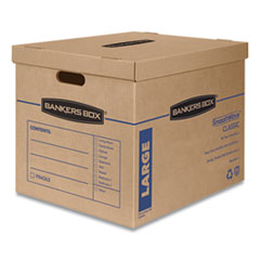 SmoothMove Classic Moving and Storage Boxes, Large, Half Slotted Container (HSC), 21