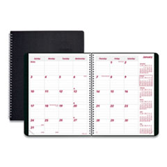 DuraFlex 14-Month Planner, 8.88 x 7.13, Black, 2022