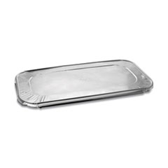 Aluminum Steam-Pan Lids, 1/3 Size, 12.31 x 6.19, 200/Carton