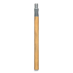 Push Broom Handle with Metal Thread, Wood, 60