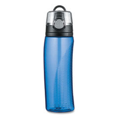 Intak by Thermos Hydration Bottle with Meter, 24 oz, Blue, Polyester