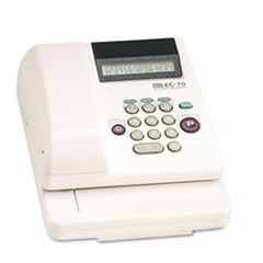 Electronic Checkwriter, 14-Digit, 3-5/8 x 9-5/8 x 7-7/8