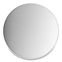 Aluminum Frame Wall Mirror, Round, White Frame, 31.5