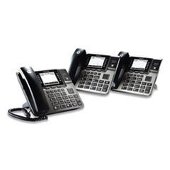 4 Line Phone System Bundle, 2 Additional Deskphones