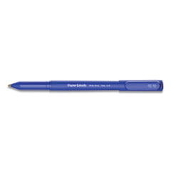 Write Bros. Ballpoint Pen, Stick, Fine 0.8 mm, Blue Ink, Blue Barrel, Dozen