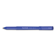 Write Bros. Ballpoint Pen, Stick, Bold 1.2 mm, Blue Ink, Blue Barrel, Dozen