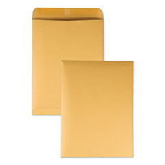 Catalog Envelope, 28 lb Bond Weight Kraft, #12 1/2, Square Flap, Gummed Closure, 9.5 x 12.5, Brown Kraft, 250/Box