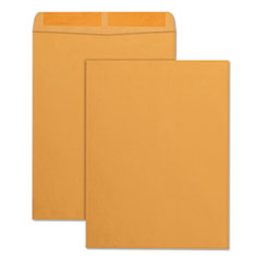 Catalog Envelope, 28 lb Bond Weight Kraft, #13 1/2, Square Flap, Gummed Closure, 10 x 13, Brown Kraft, 250/Box