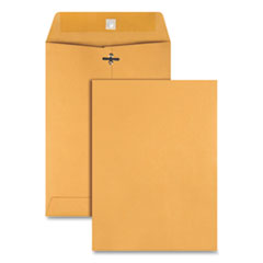 Clasp Envelope, #75, Square Flap, Clasp/Gummed Closure, 7.5 x 10.5, Brown Kraft, 100/Box