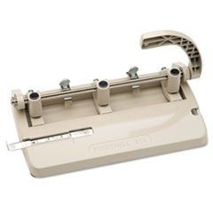 7520001394101 SKILCRAFT Heavy-Duty Three-Hole Punch, 13/32" Holes, 28-Sheet, Beige