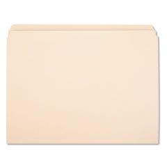 7530002910098 SKILCRAFT Manila File Folder, Straight Tabs, Letter Size, 0.75" Expansion, Manila, 100/Box