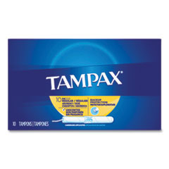 Cardboard Applicator Tampons, Regular, 10/Box