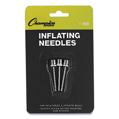 Nickel-Plated Inflating Needles for Electric Inflating Pump, 3/Pack