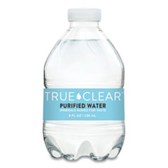 Purified Bottled Water, 8 oz Bottle, 24 Bottles/Carton, 168 Cartons/Pallet