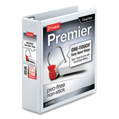 Premier Easy Open ClearVue Locking Slant-D Ring Binder, 3 Rings, 2