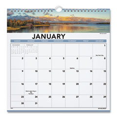 Landscape Monthly Wall Calendar, 12 x 12, 2022