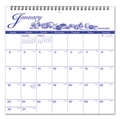 Illustrator�s Edition Wall Calendar, Victorian Illustrations Artwork, 12 x 12, White/Blue Sheets, 12-Month (Jan-Dec): 2023