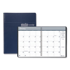 Recycled Ruled Monthly Planner, 14-Month Dec.-Jan., 11 x 8.5, Blue, 2021-2023